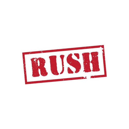 Rush Shipping - Order after 3pm for Next day Delivery