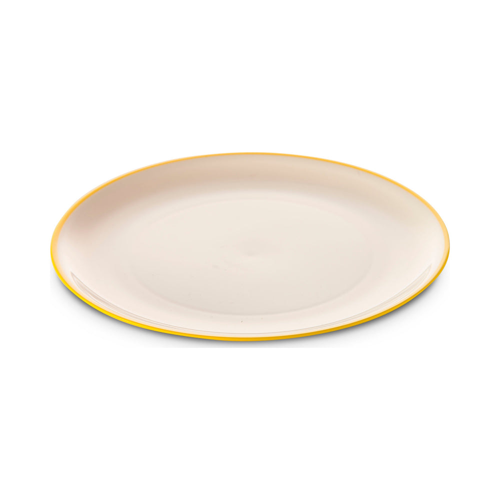 Omada - Sanaliving Yellowlemon, Polypropylene, Dinner Plate, 9.15", Microwave Safe