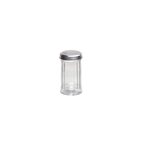 Millvado - Retro Style, SS Glass Sugar/Syrup Dispenser, 12 oz