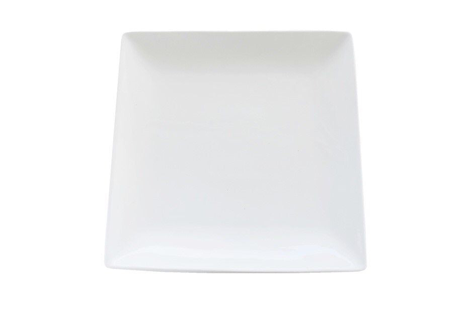 Vitrex - Square Plate, White, 8"