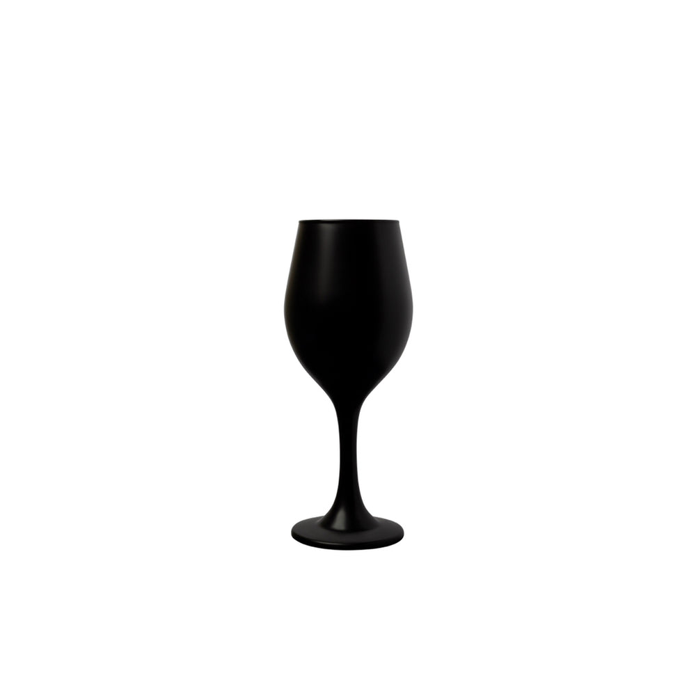 Vikko - Lawrence, Wine Glass, Matte Black, 11.5 oz