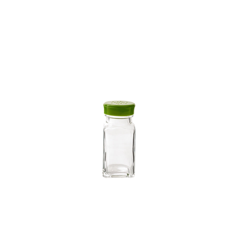 Trudeau - Wink, Glass Salt and Pepper Shaker, Green Top