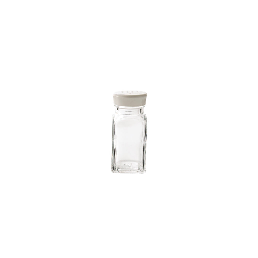 Trudeau - Wink, Glass Salt and Pepper Shaker, White Top