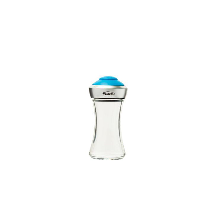 Trudeau - Pop, Glass Salt and Pepper Shaker, Blue Top