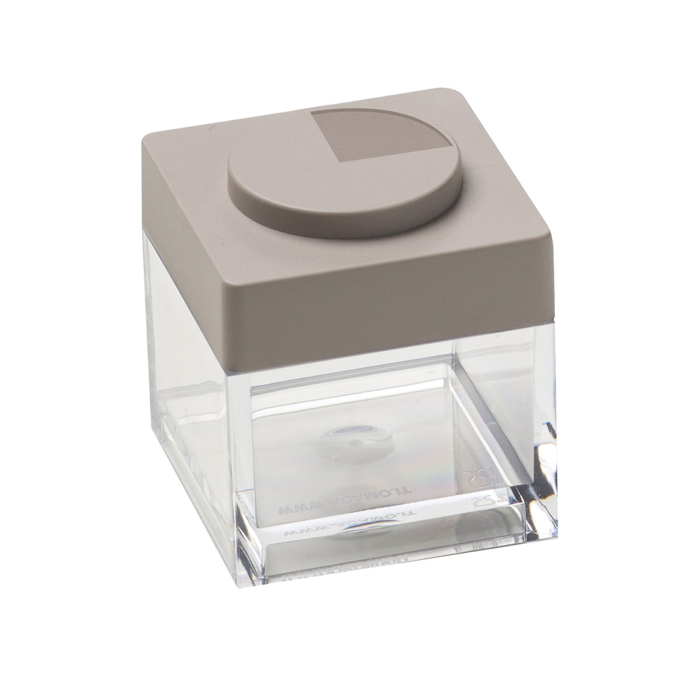 Omada - Brickstore, Lego Acrylic Food Storage Container, Gray, 2" x 2" x 2.16"