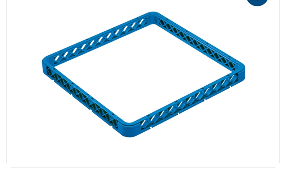Castro - Open Glass Rack Extender, Blue, Dimensions 19.5" x 1.75"