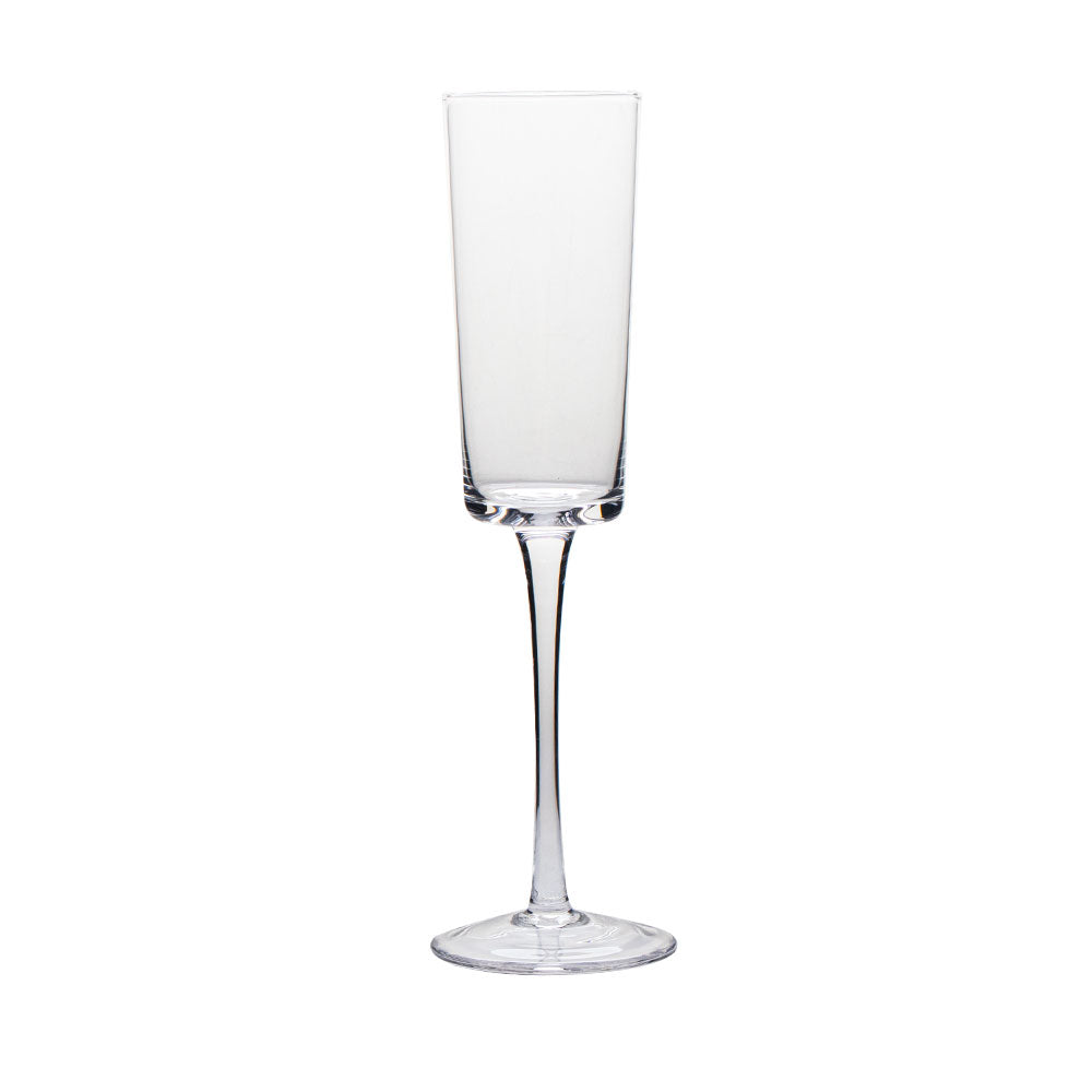 Vikko - Orchid, Champagne Flute Glass, Clear, 8 oz