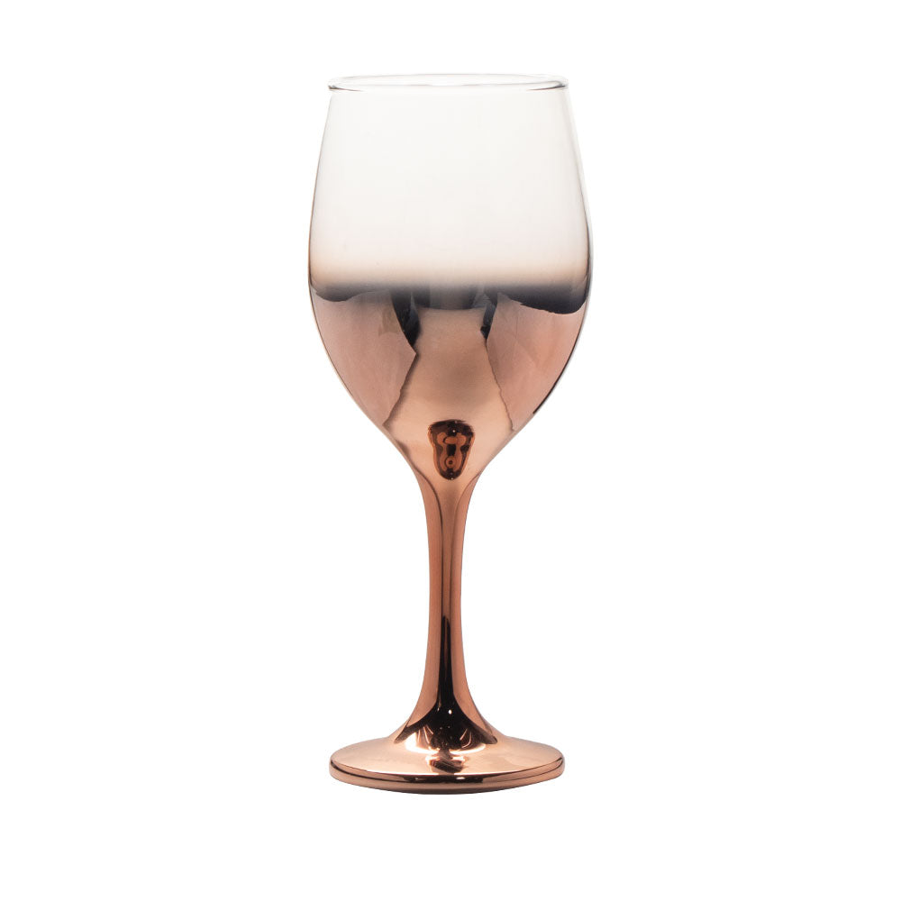 Vikko - Lawrence, Water Glass, Rose Gold Ombre, 14 oz