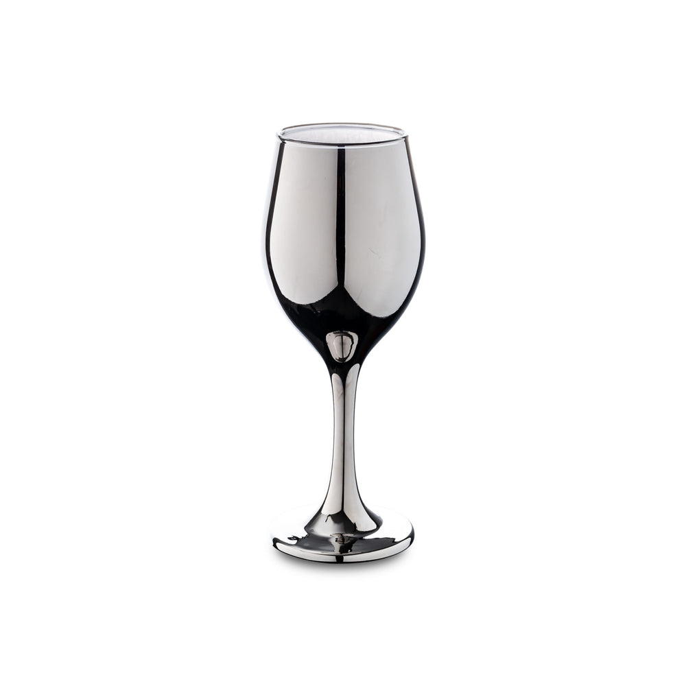Vikko - Lawrence, Water Glass, Silver, 11 oz