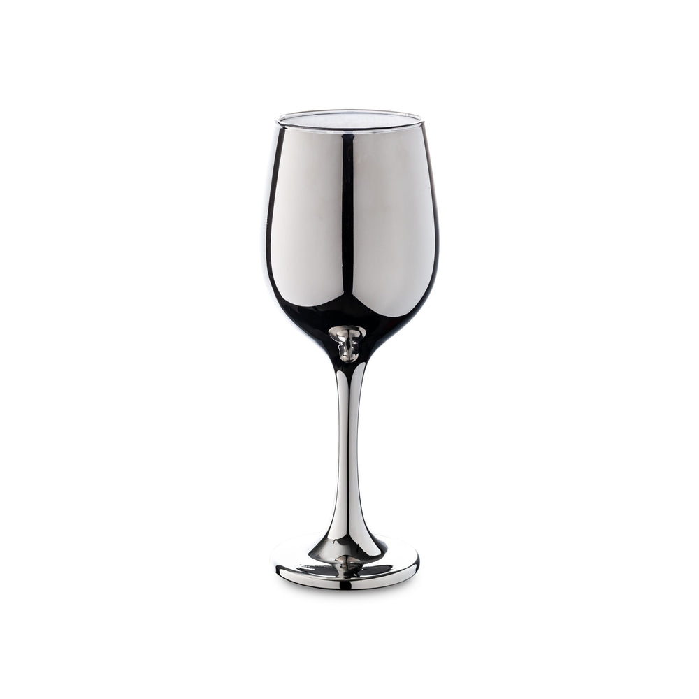 Vikko - Lawrence, Wine Glass, Silver, 14 oz