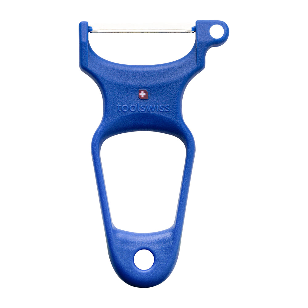 Toolswiss - Classinox, Vegetable Peeler, SS Blade, Blue