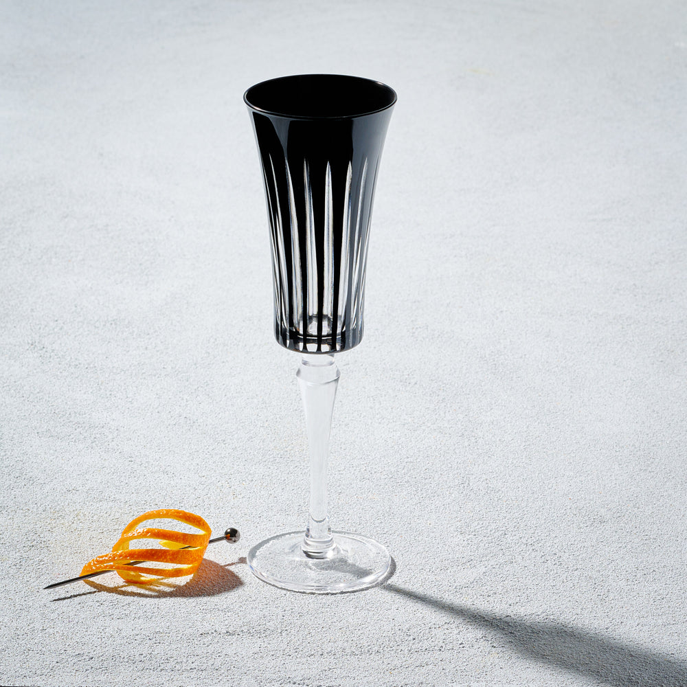 Vikko - Timeless, Champagne Glass, Black, 6 oz