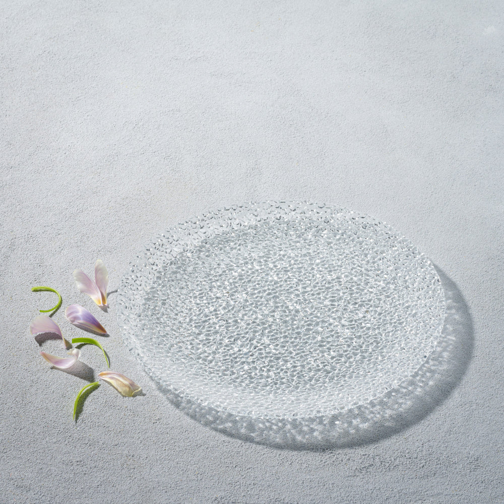 Vikko - Glamour, Glass Dinner Plate, Dishwasher Safe, 11"
