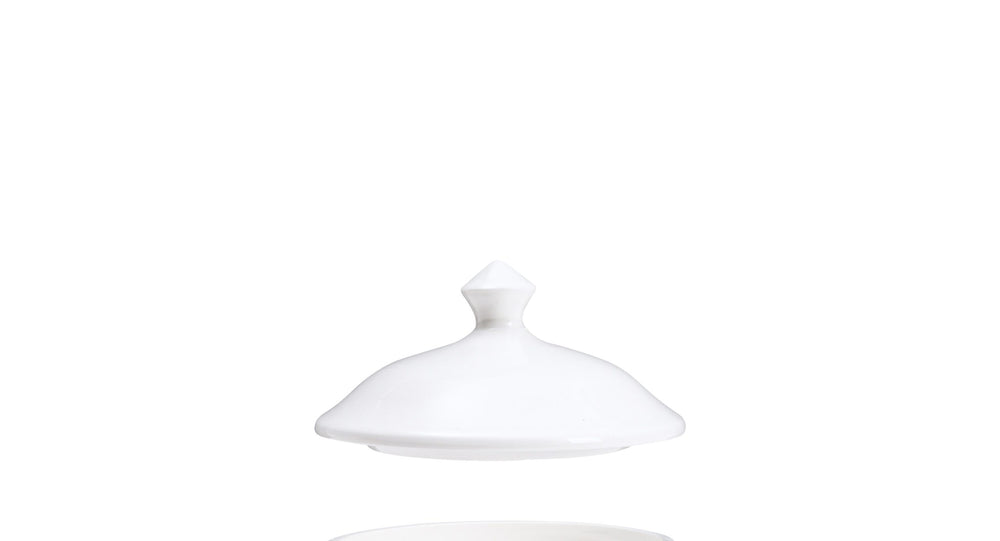 Vikko - Lightning, Round Soup Bowl Lid, White, 14 oz