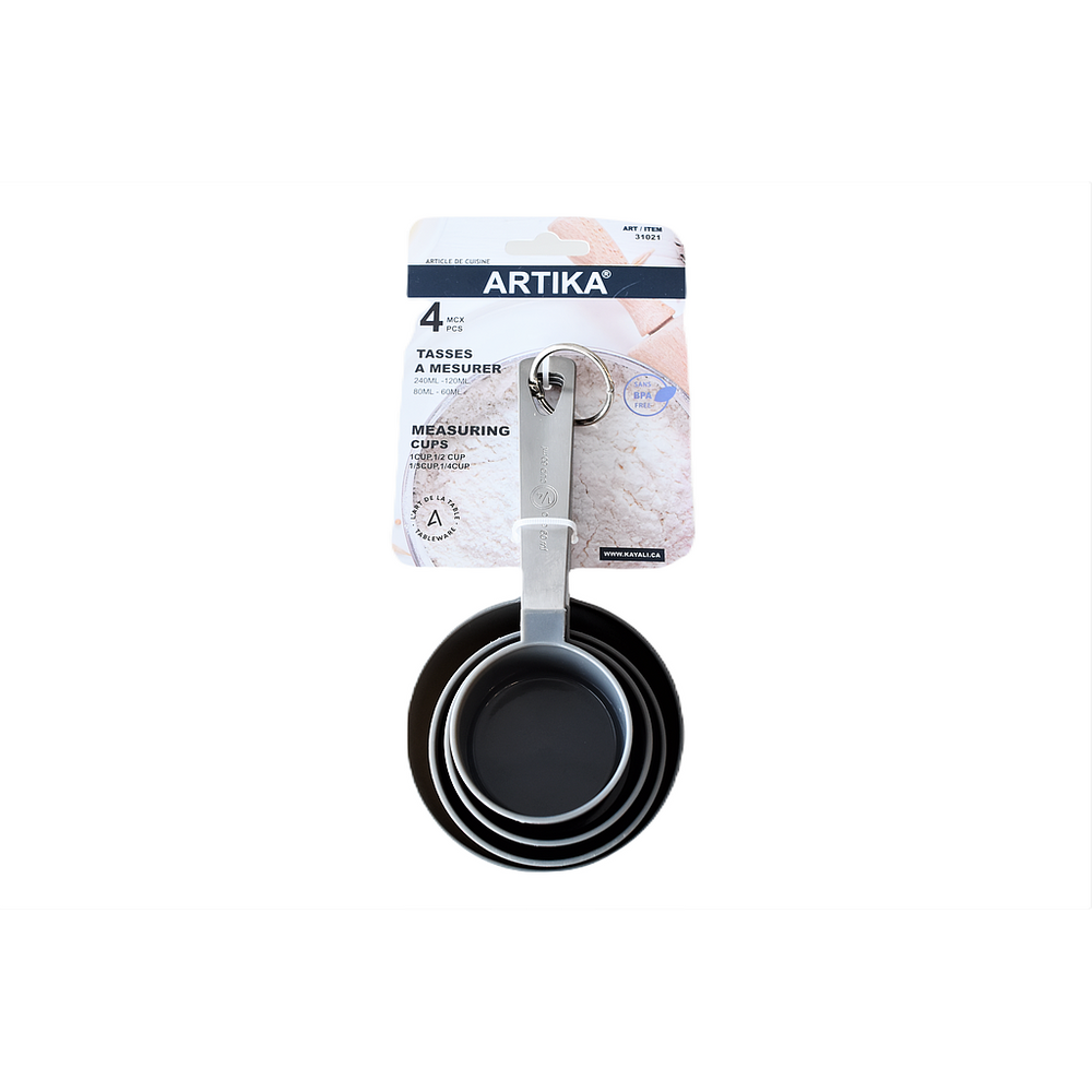 Artika - Measuring Cups Set, 1/4 C, 1/3 C, 1/2 C, 1 C