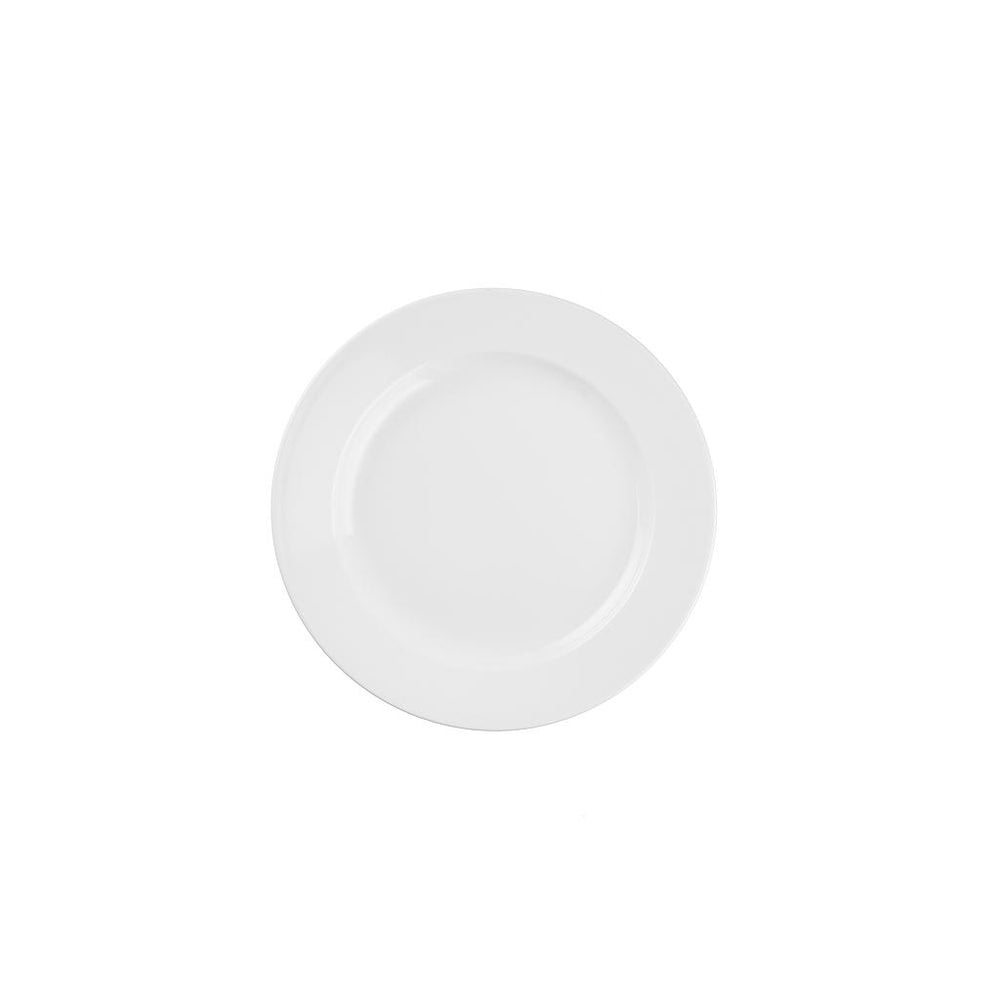 Vitrex - Bread and Butter Plate with Wide Rim, White, 6.5"