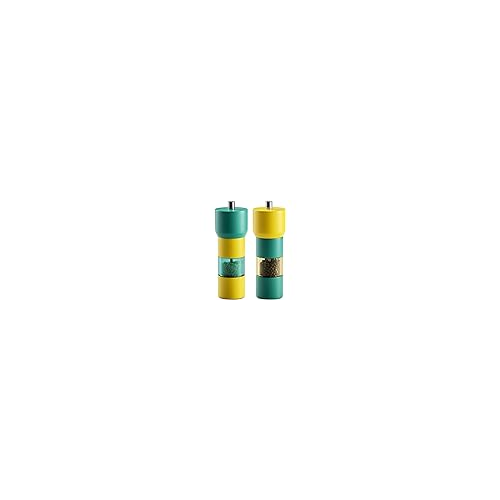 Mitbak - Salt and Pepper Grinder, Blue and Yellow, 2 Pc