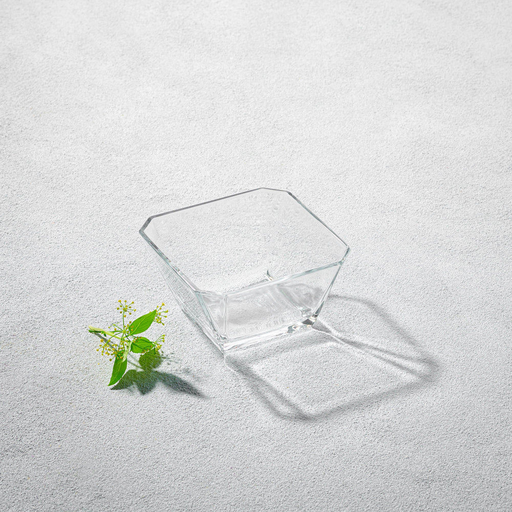 LAV - Karen, Square Glass Bowl, 10.25 oz