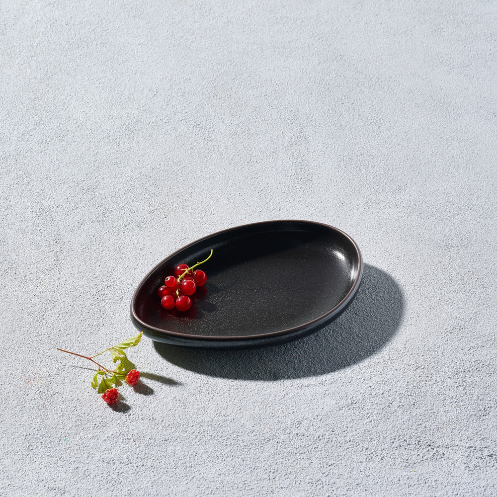 Vikko - Sonic, Rounded Triangle Plate, Black, 7.25"
