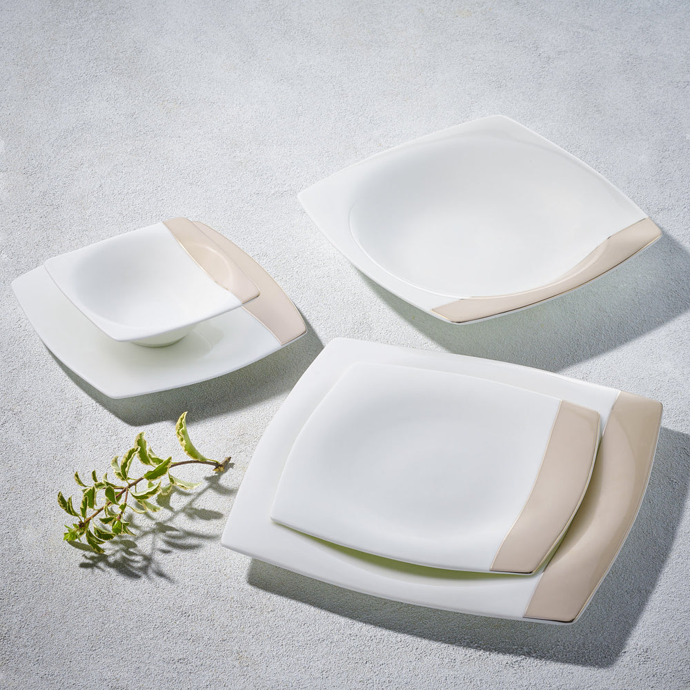 Vikko - Valley, Bone China, 20 Pc Dinnerware Set, Service for 4