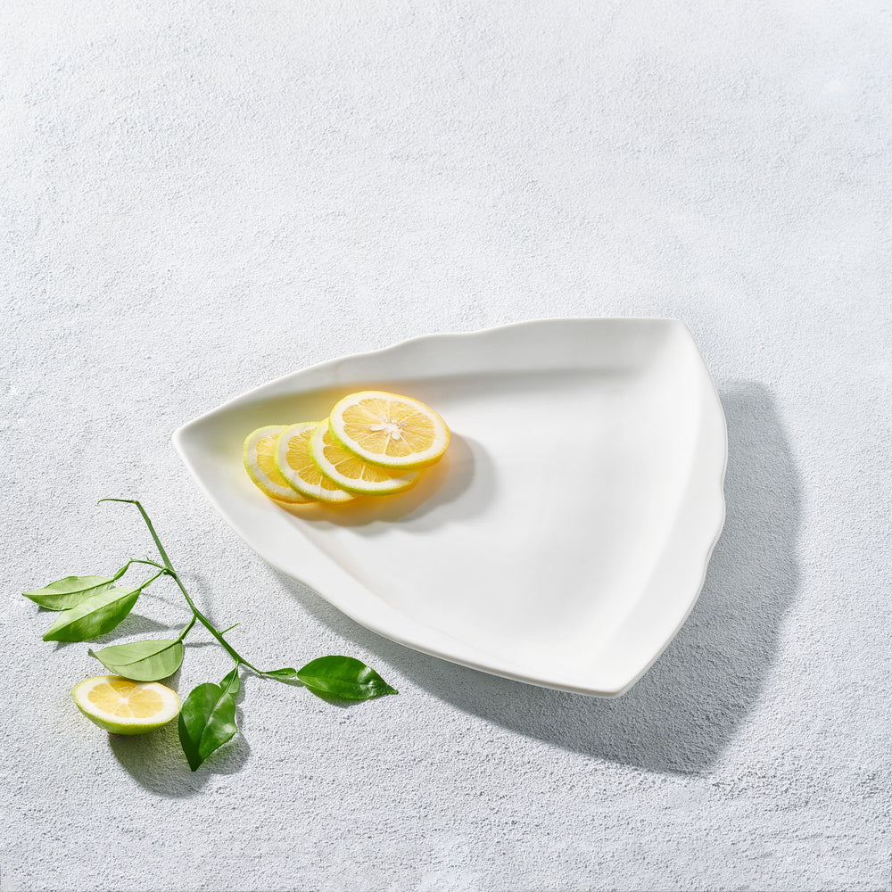 Vikko - Lightning, Triangle Plate, White, 12"