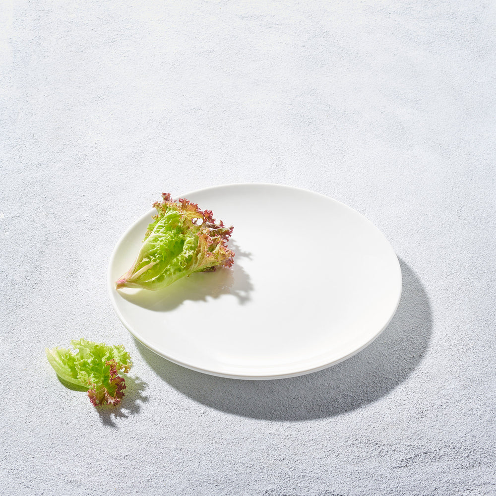 Vikko - Lightning, Coupe Round Plate, White, 10"