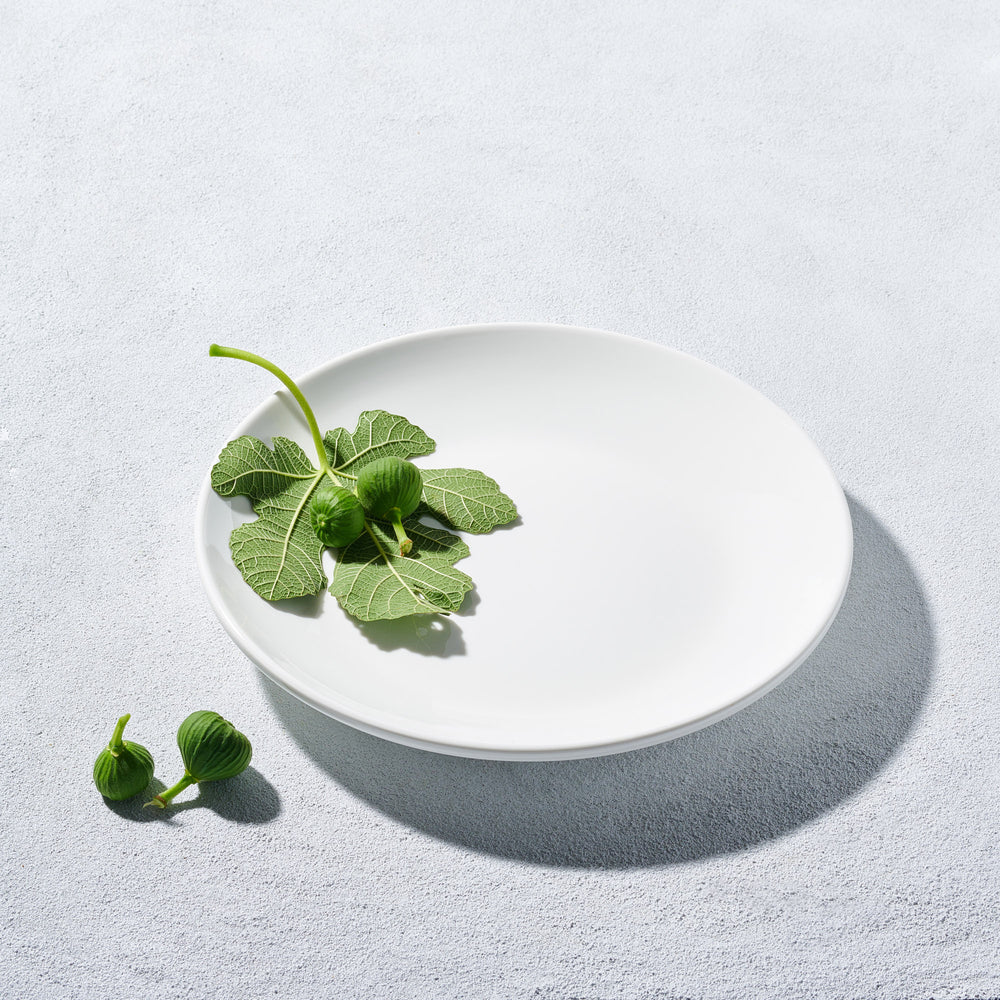 Vikko - Lightning, Coupe Round Plate, White, 11"