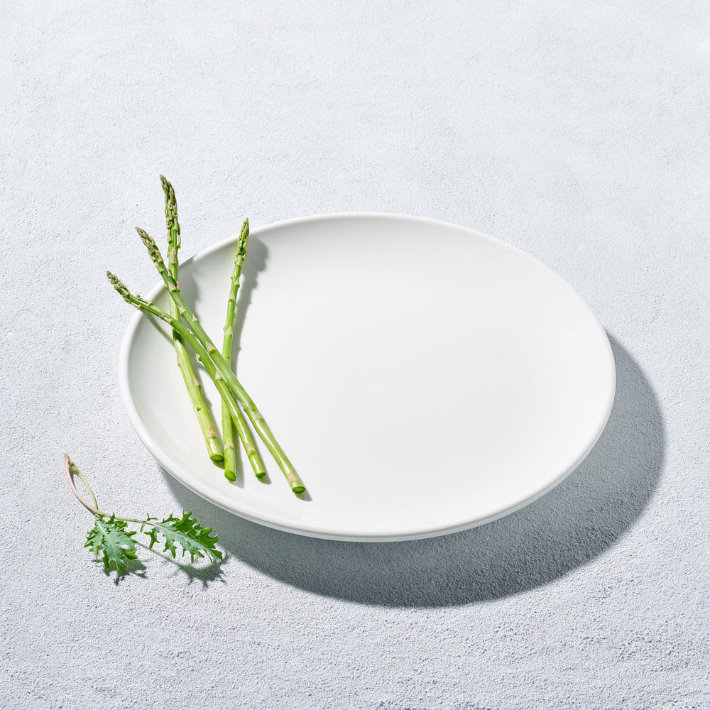 Vikko - Lightning, Coupe Round Plate, White, 12"