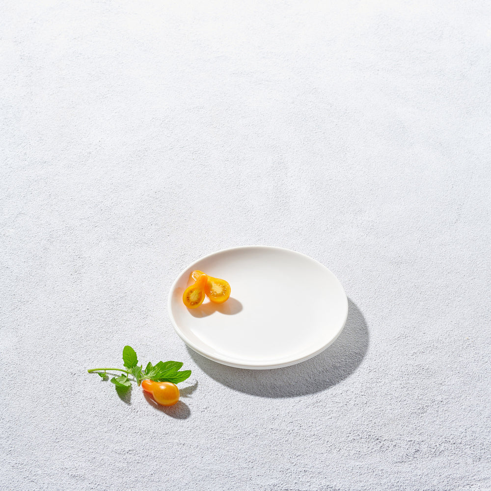 Vikko - Lightning, Coupe Round Plate, White, 6"