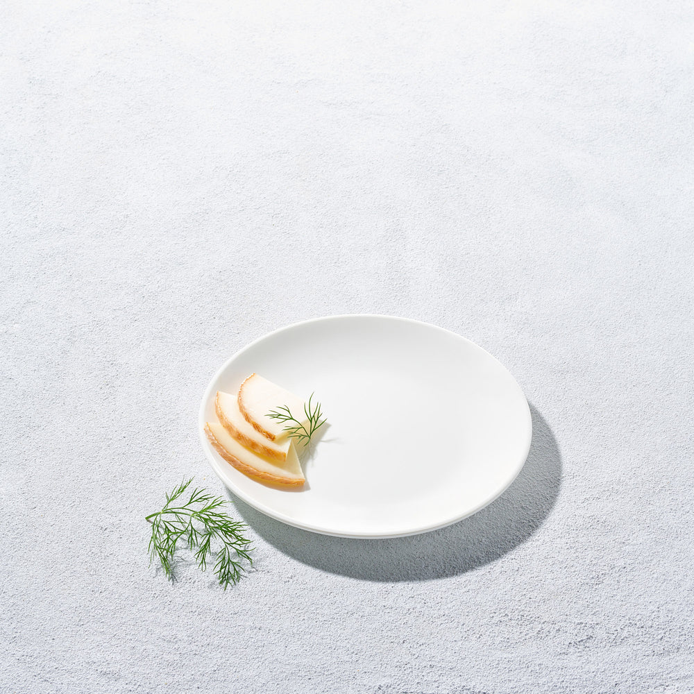 Vikko - Lightning, Coupe Round Plate, White, 8"