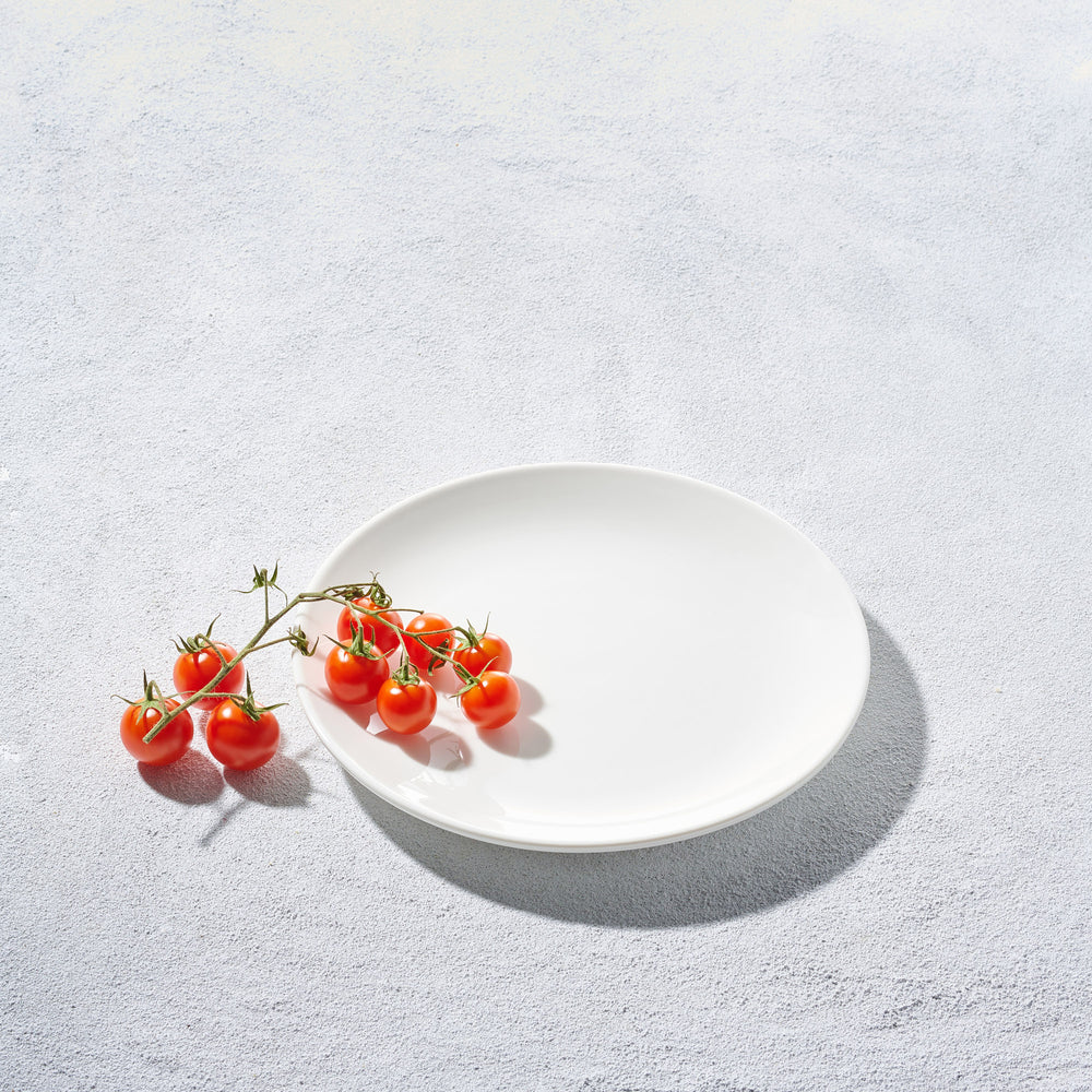 Vikko - Lightning, Coupe Round Plate, White, 9"