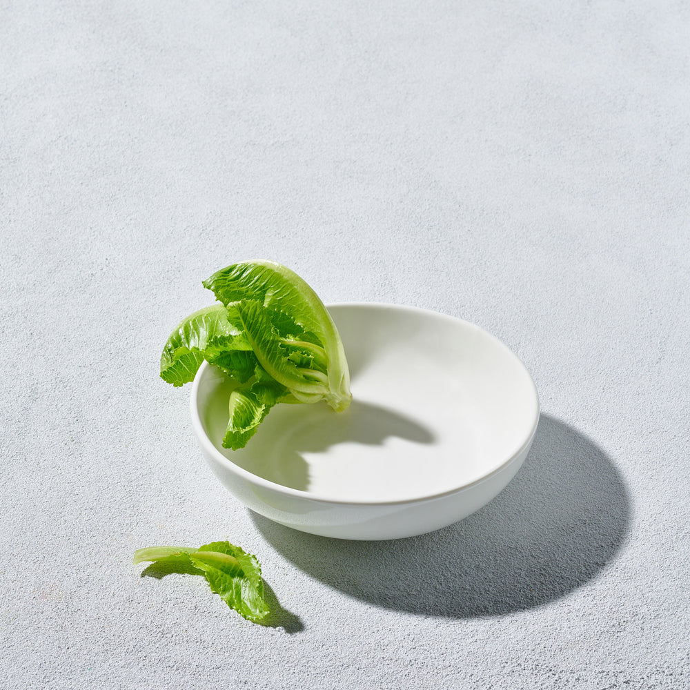 Vikko - Lightning, Shallow Bowl, White, 28 oz