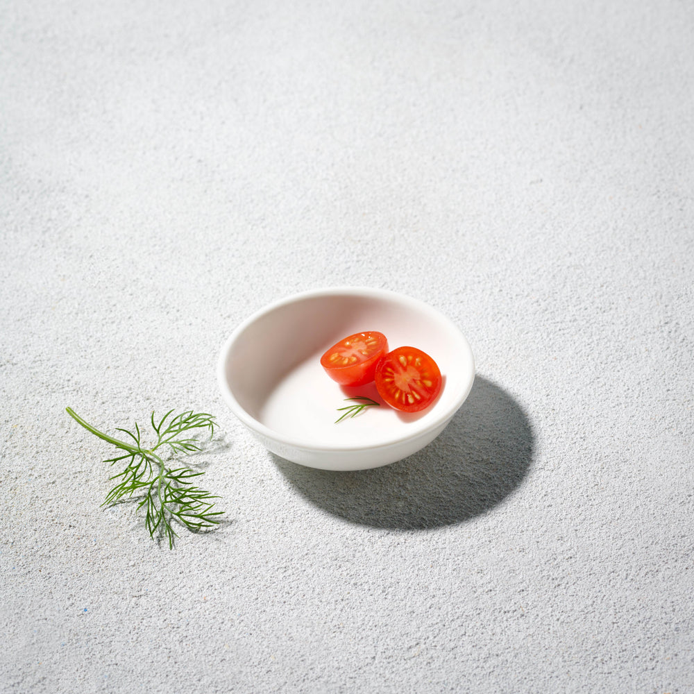 Vikko - Lightning, Round Sauce Dish, White, 2 oz