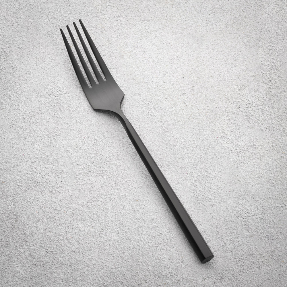 Vikko - Sutherland, Brushed Black, 18/10 SS, Dinner Fork