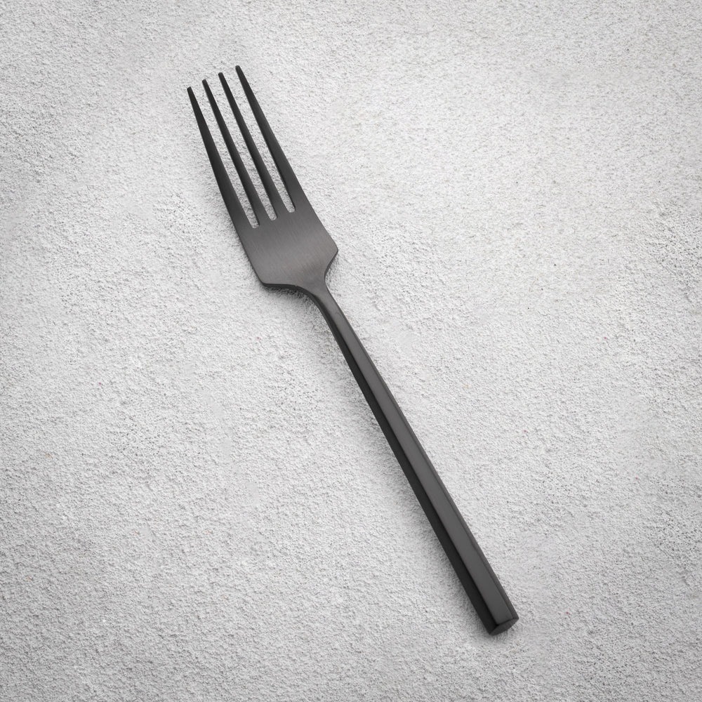 Vikko - Sutherland, Brushed Black, 18/10 SS, Salad Fork