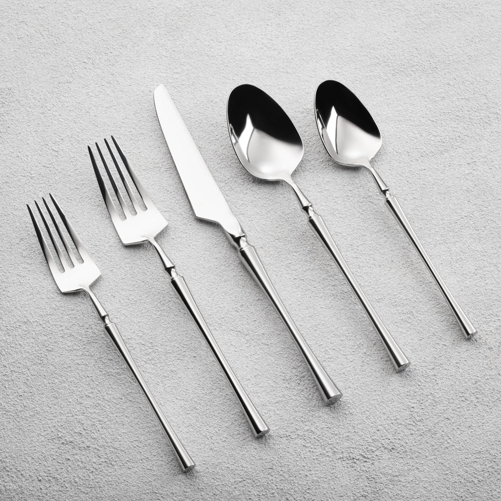 Vikko - Irene, Shiny Silver, 18/10 SS, 20 Pc Flatware Set - Gift Box No Window
