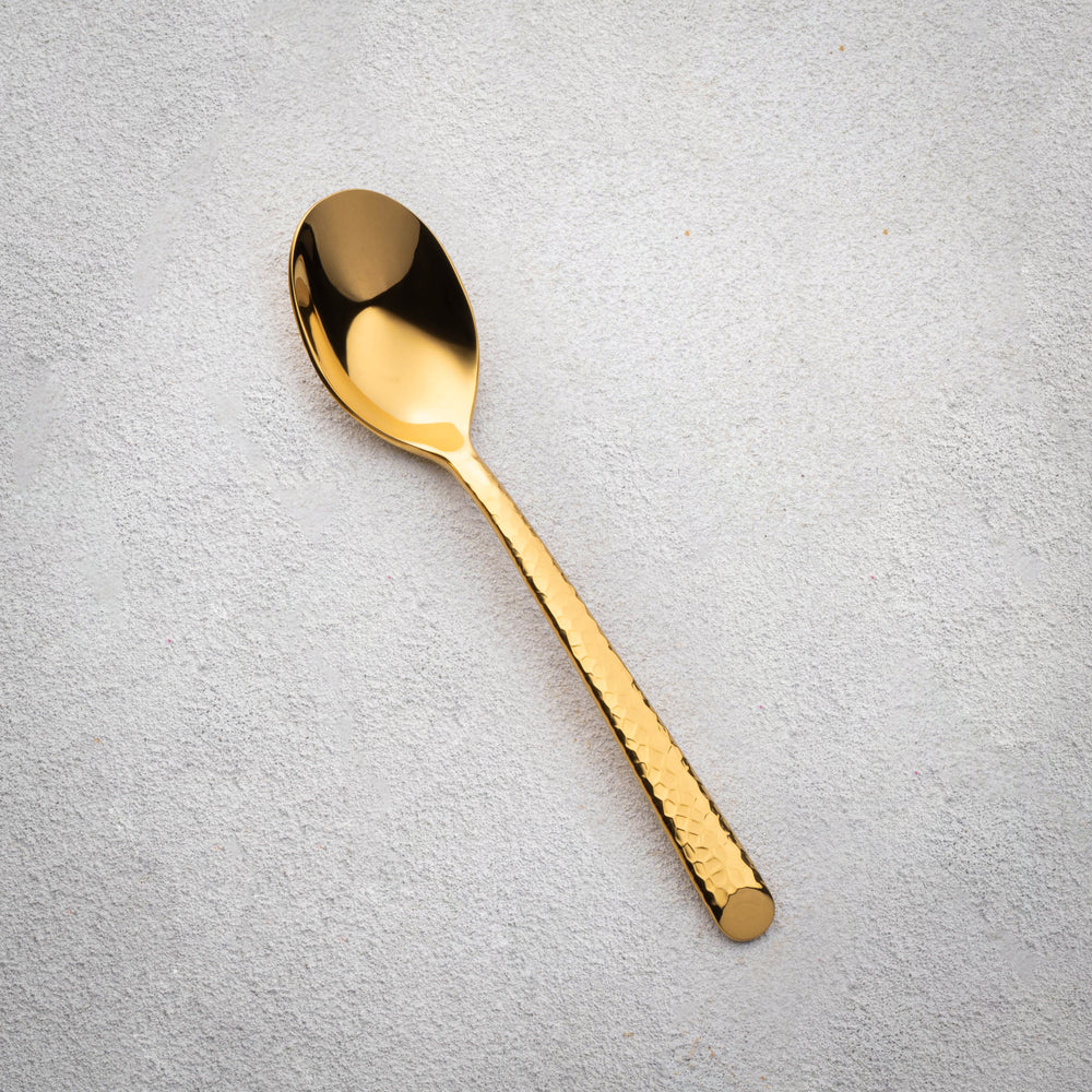 Vikko - Onyx, Shiny Gold, 18/10 SS, Soup Spoon