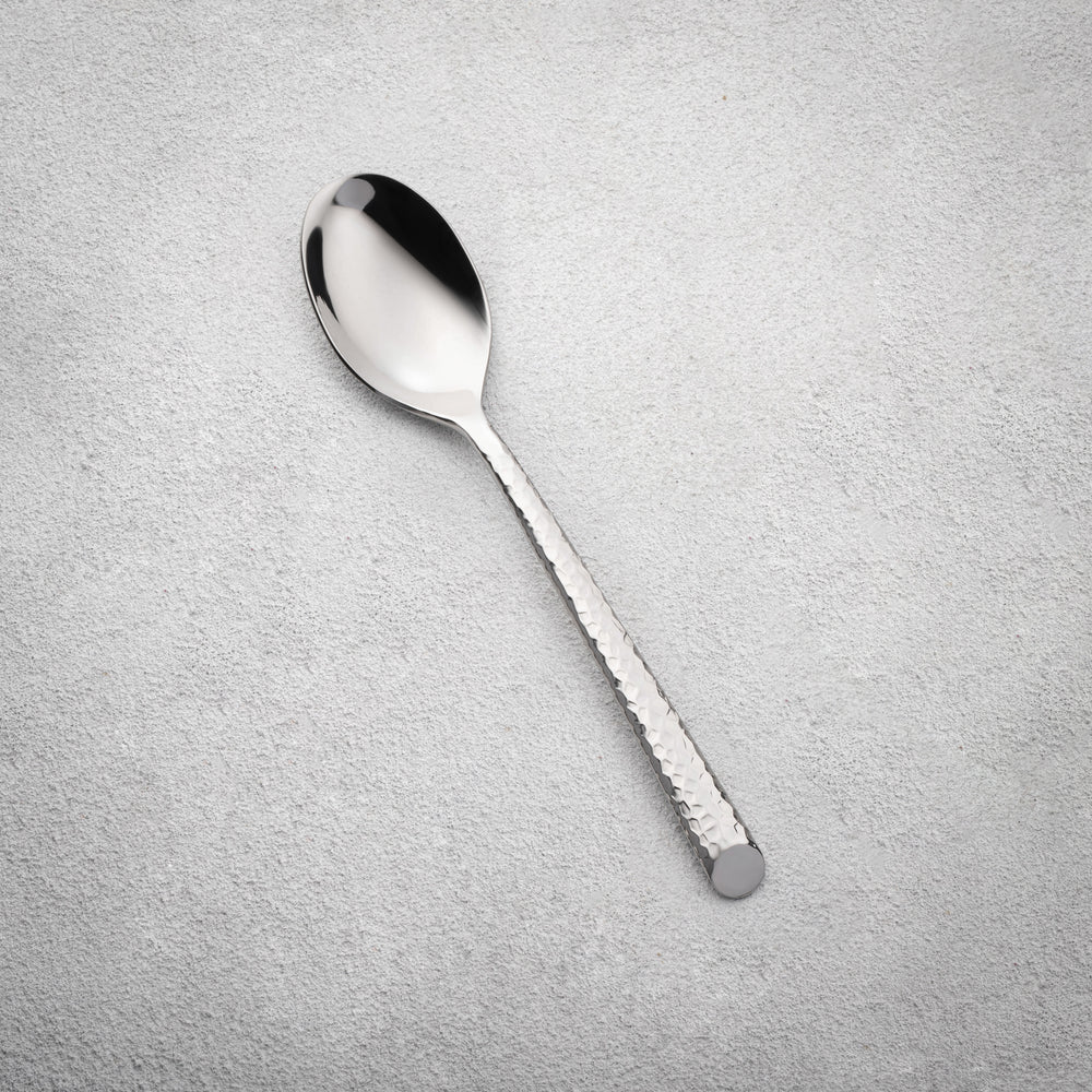 Vikko - Onyx, Shiny Silver, 18/10 SS, Soup Spoon