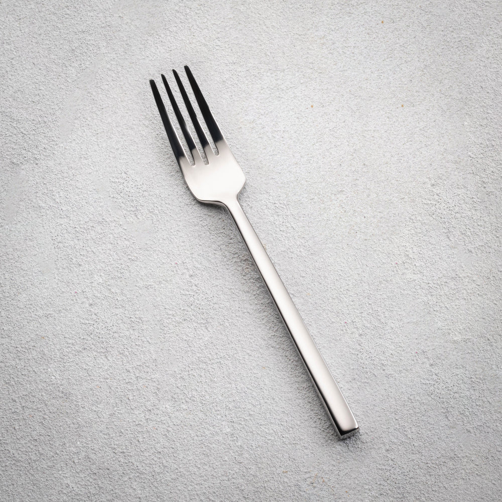 Vikko - Sapphire, Shiny Silver, 18/10 SS, Square Salad Fork