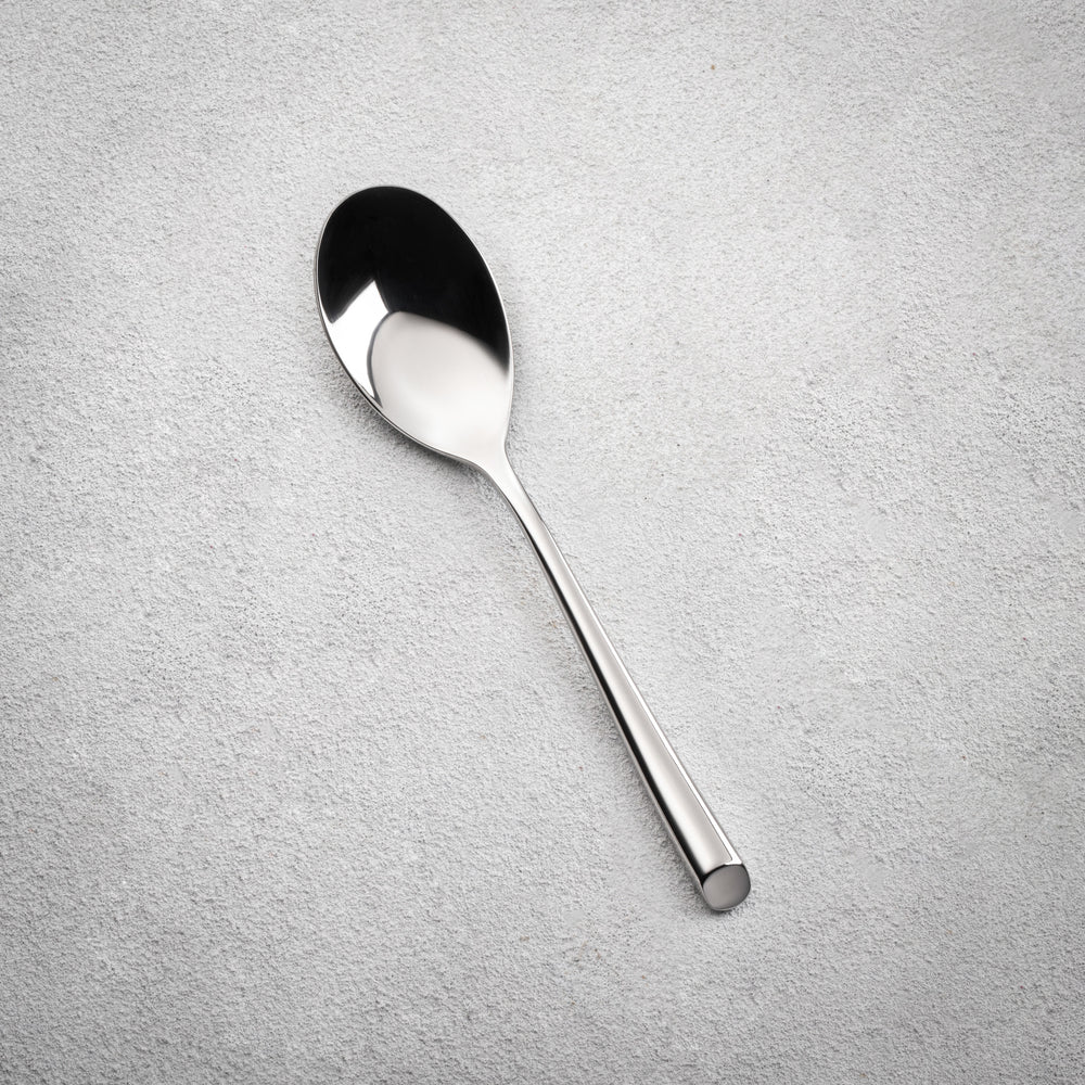 Vikko - Pearl, Shiny Silver, 18/10 SS, Round Soup Spoon