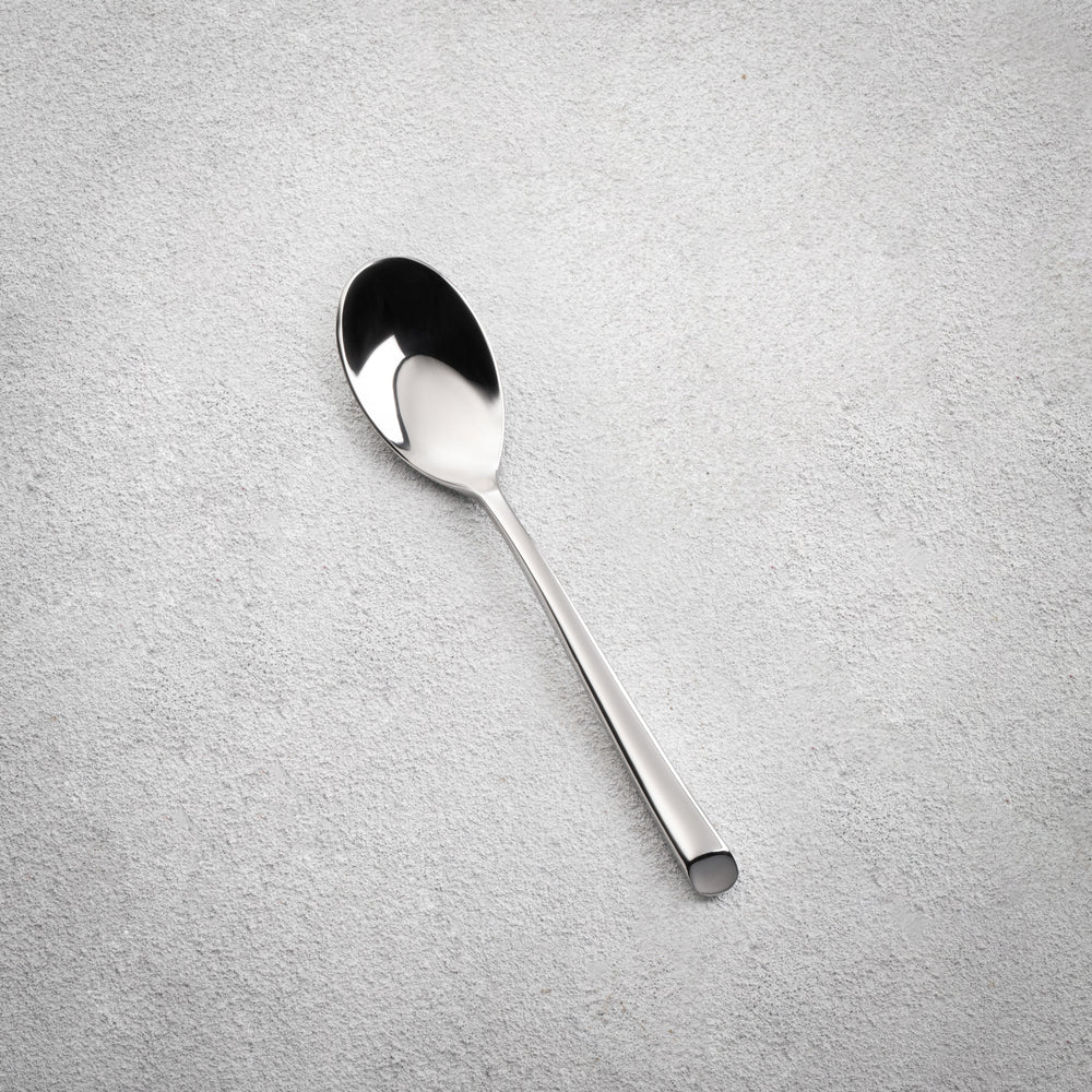 Vikko - Pearl, Shiny Silver, 18/10 SS, Round Teaspoon
