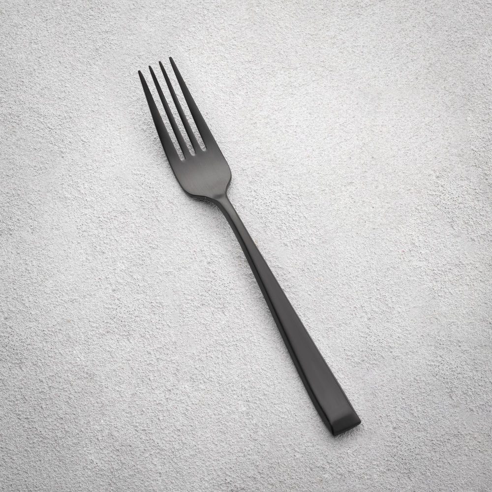 Vikko - Autumn, Brushed Black, 18/10 SS, Salad Fork