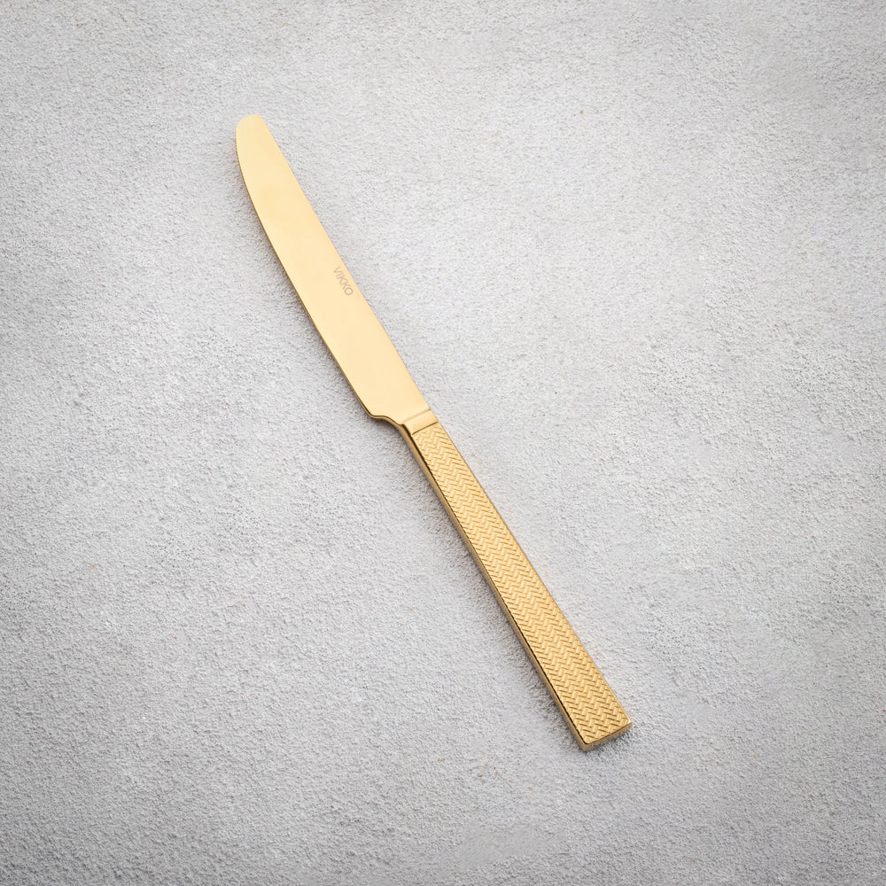 Vikko - Topaz, Shiny Gold, SS, Knife