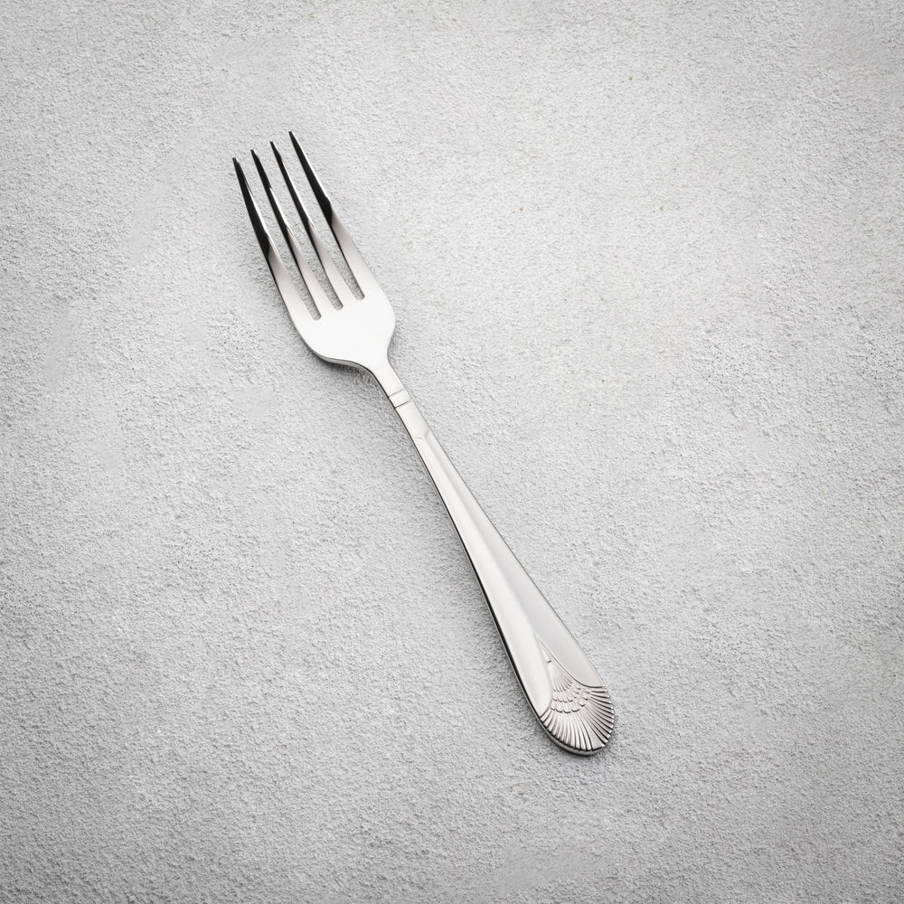 Vikko - Peacock, Shiny Silver, 18/10 SS, Dinner Fork