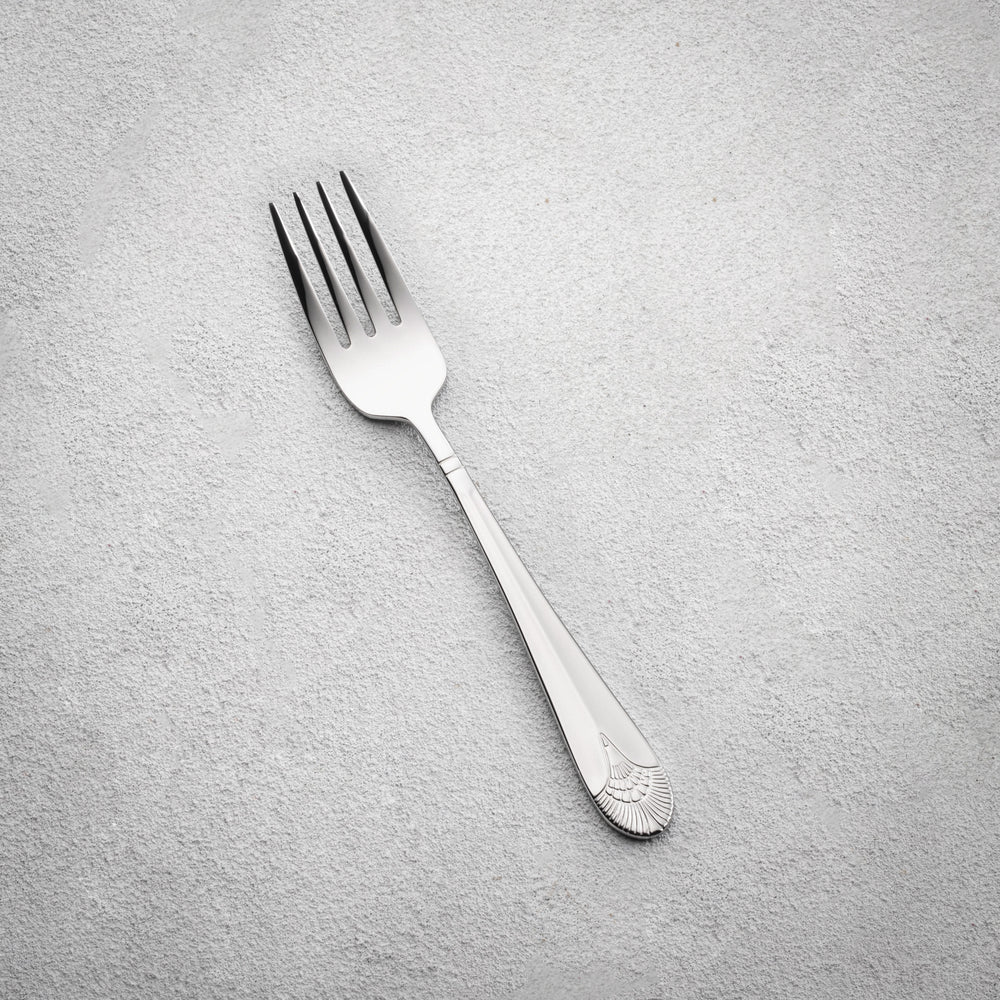 Vikko - Peacock, Shiny Silver, 18/10 SS, Salad Fork