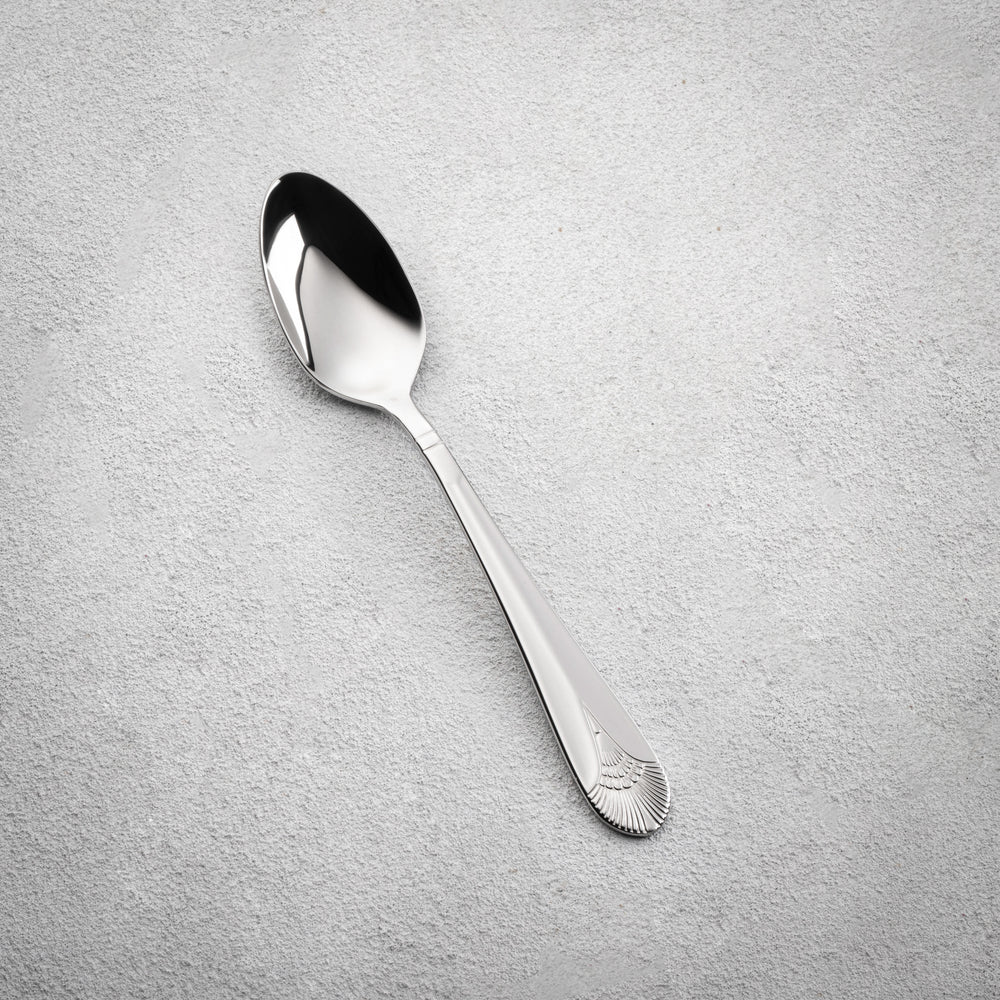 Vikko - Peacock, Shiny Silver, 18/10 SS, Soup Spoon