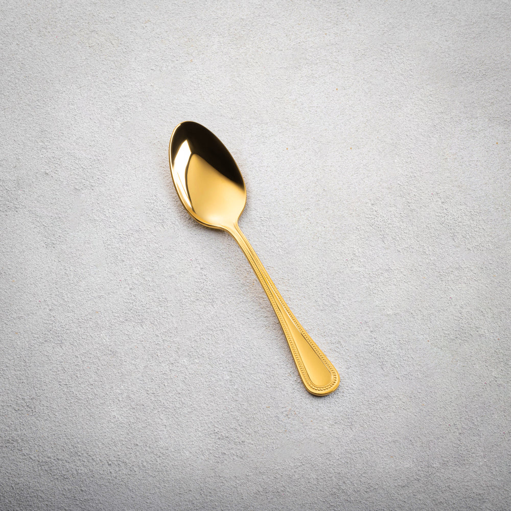 Vikko - Gems, Shiny Gold, 18/10 SS, Soup Spoon