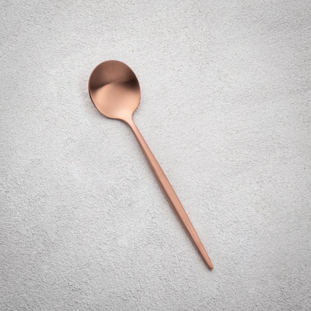 Vikko - Vera, Brushed Rose Gold, 18/10 SS, Teaspoon