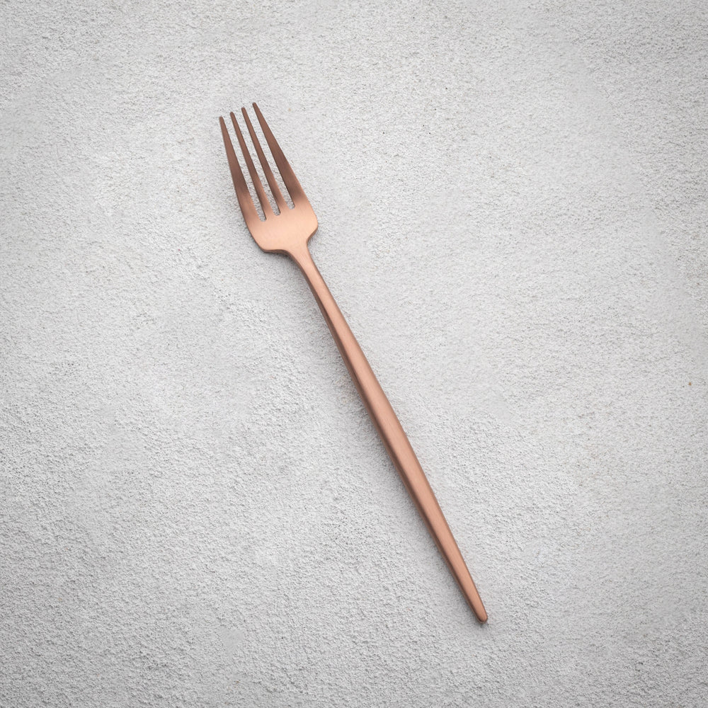 Vikko - Vera, Brushed Rose Gold, 18/10 SS, Salad Fork