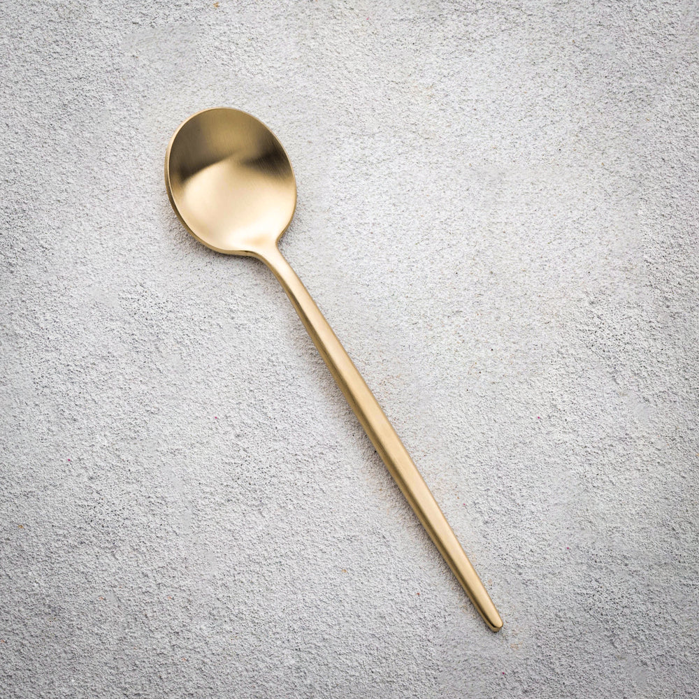 Vikko - Vera, Brushed Champagne Gold, 18/10 SS, Teaspoon